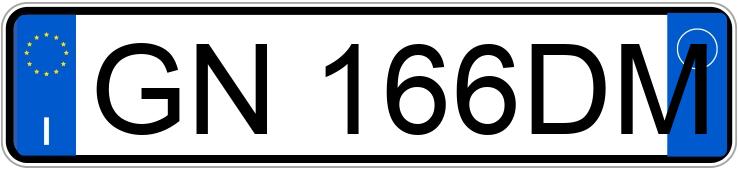 Numer rejestracyjny GN166DM posiada ALFA ROMEO 147