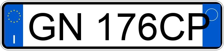 Numer rejestracyjny GN176CP posiada BMW Serie 5