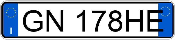 Numer rejestracyjny GN178HE posiada TESLA Model Y