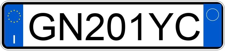 Numer rejestracyjny GN201YC posiada FIAT 500X