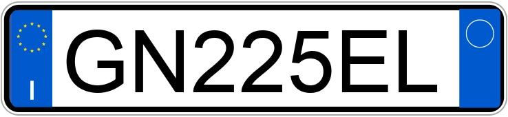 Numer rejestracyjny GN225EL posiada FIAT 500 Numer rejestracyjny GN225EL posiada FIAT 500