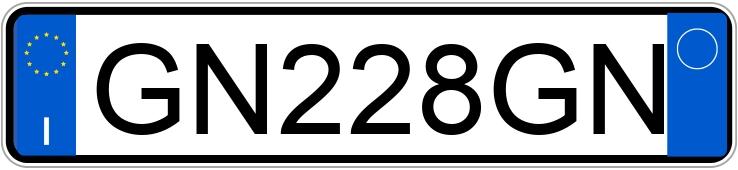 Numer rejestracyjny GN228GN posiada HYUNDAI Kona 1as.