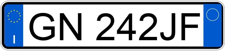 Numer rejestracyjny GN242JF posiada MASERATI Grecale