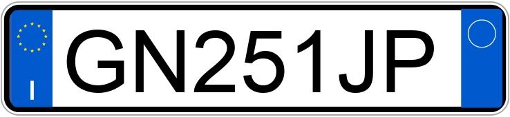 Numer rejestracyjny GN251JP posiada AUDI A3 4a serie Numer rejestracyjny GN251JP posiada AUDI A3 4a serie