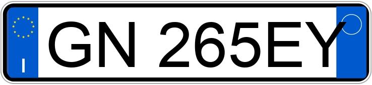 Numer rejestracyjny GN265EY posiada LANCIA Ypsilon 3a serie Numer rejestracyjny GN265EY posiada LANCIA Ypsilon 3a serie