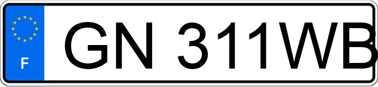 Numer rejestracyjny GN311WB posiada FORD KUGA III Numer rejestracyjny GN311WB posiada FORD KUGA III