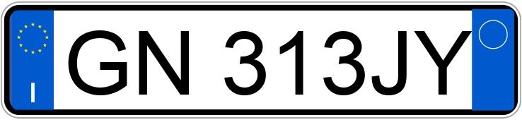 Numer rejestracyjny GN313JY posiada PORSCHE 911