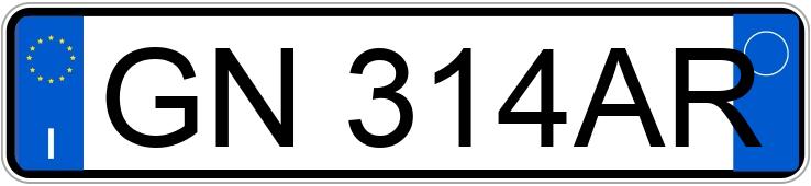 Numer rejestracyjny GN314AR posiada VOLKSWAGEN up!