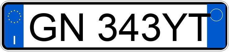 Numer rejestracyjny GN343YT posiada AUDI A4 5a serie Numer rejestracyjny GN343YT posiada AUDI A4 5a serie