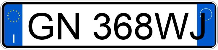 Numer rejestracyjny GN368WJ posiada JEEP Compass 2a serie Numer rejestracyjny GN368WJ posiada JEEP Compass 2a serie