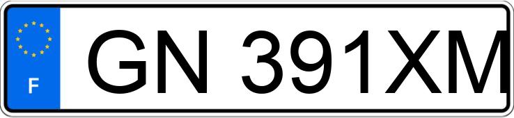 Die Registrierungsnummer GN391XM hat TOYOTA AYGO