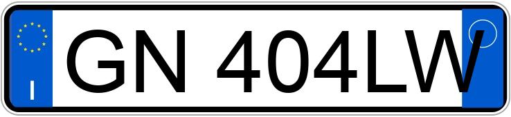 Numer rejestracyjny GN404LW posiada LANCIA Ypsilon 3a serie Numer rejestracyjny GN404LW posiada LANCIA Ypsilon 3a serie