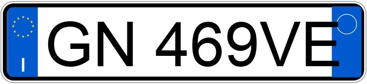 Numer rejestracyjny GN469VE posiada LANCIA Ypsilon 3a serie