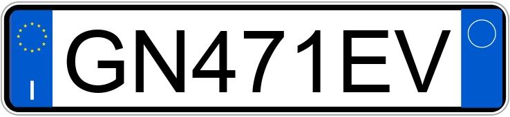 Numer rejestracyjny GN471EV posiada AUDI A1 2a serie