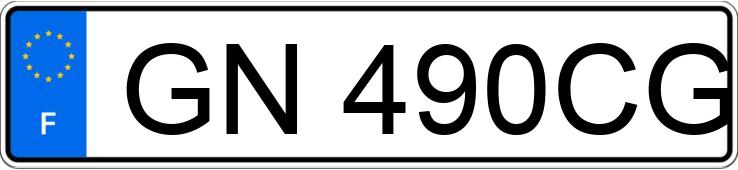 Numer rejestracyjny GN490CG posiada MG MG4