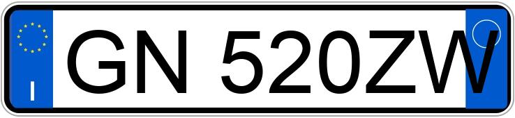 Numer rejestracyjny GN520ZW posiada AUDI A3 2a serie