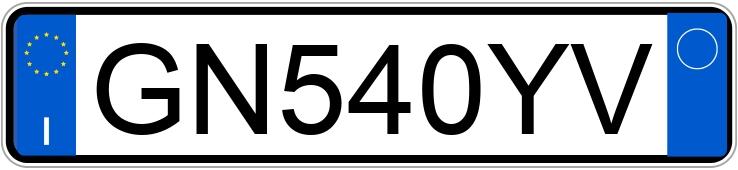 Numer rejestracyjny GN540YV posiada TOYOTA RAV4 3a serie