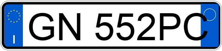 Numer rejestracyjny GN552PC posiada AUDI Q5 2a serie