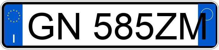 Numer rejestracyjny GN585ZM posiada CUPRA Formentor