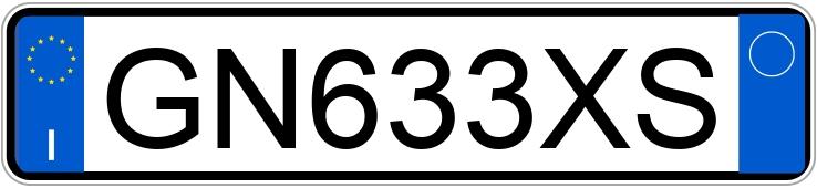 Numer rejestracyjny GN633XS posiada FIAT Panda 3a serie