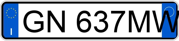 Numer rejestracyjny GN637MW posiada FORD Focus 4a serie