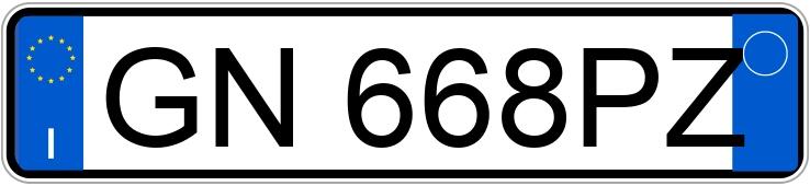 Numer rejestracyjny GN668PZ posiada FIAT 500X Numer rejestracyjny GN668PZ posiada FIAT 500X