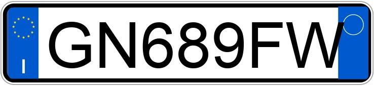 Numer rejestracyjny GN689FW posiada VOLKSWAGEN Golf 8a serie