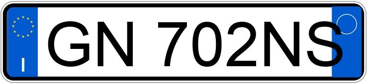 Numer rejestracyjny GN702NS posiada JEEP Compass 2a serie