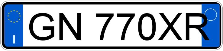 Numer rejestracyjny GN770XR posiada ALFA ROMEO Tonale