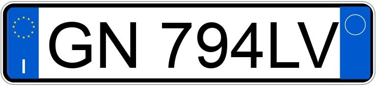 Numer rejestracyjny GN794LV posiada MASERATI Grecale