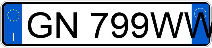 Numer rejestracyjny GN799WW posiada CITROEN C4 3a serie