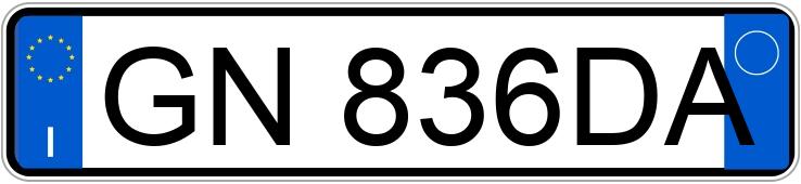 Numer rejestracyjny GN836DA posiada Toyota Corolla