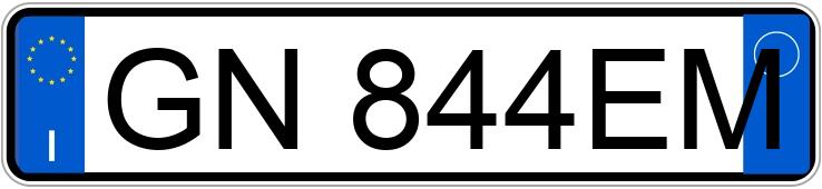 Numer rejestracyjny GN844EM posiada TESLA Model 3