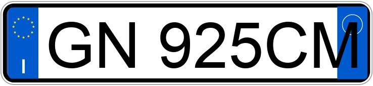 Numer rejestracyjny GN925CM posiada AUDI TT 3a serie