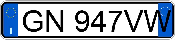 Numer rejestracyjny GN947VW posiada VOLKSWAGEN T-Roc 1a serie Numer rejestracyjny GN947VW posiada VOLKSWAGEN T-Roc 1a serie
