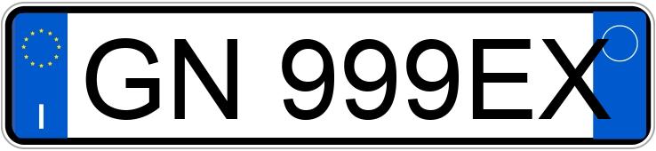 Numer rejestracyjny GN999EX posiada CITROEN C3 3a serie