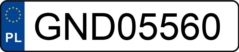 Numer rejestracyjny GND 05560 posiada FIAT SCUDO - GND05560 Numer rejestracyjny GND 05560 posiada FIAT SCUDO - GND05560