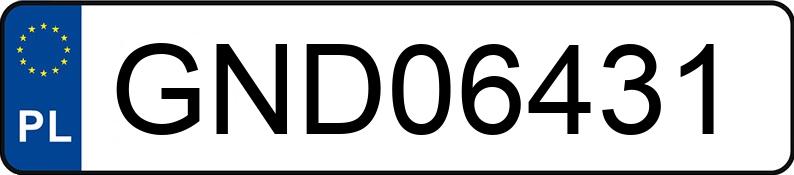 Numer rejestracyjny GND 06431 posiada BMW 330 Diesel Kat. MR`01 E3 E46 X Edition Exclusive - GND06431