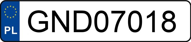 Numer rejestracyjny GND 07018 posiada BMW M235 - GND07018