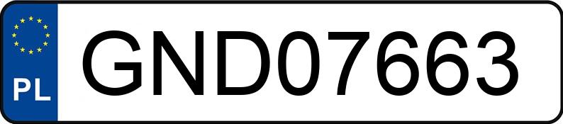 Numer rejestracyjny GND 07663 posiada JEEP GRAND CHEROKEE - GND07663