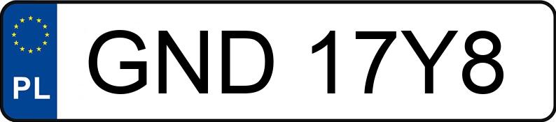 Numer rejestracyjny GND 17Y8 posiada CHEVROLET CRUZE - GND17Y8 Numer rejestracyjny GND 17Y8 posiada CHEVROLET CRUZE - GND17Y8