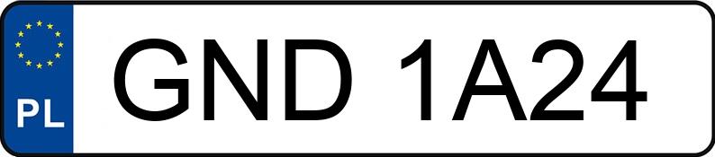 Numer rejestracyjny GND 1A24 posiada TOYOTA COROLLA D-4D - GND1A24