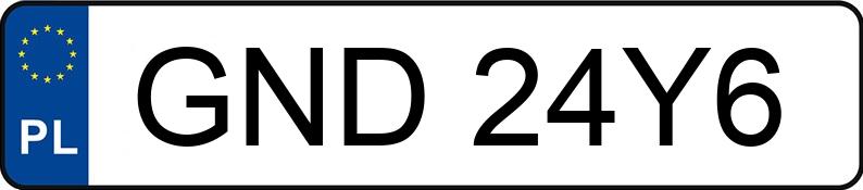 Numer rejestracyjny GND 24Y6 posiada KIA Cee d 1.4 MR`07 E4 Cee d 1.4 MR`07 E4 - GND24Y6