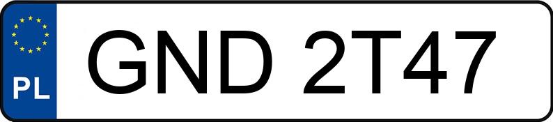 Numer rejestracyjny GND 2T47 posiada BMW 520 I - GND2T47 Numer rejestracyjny GND 2T47 posiada BMW 520 I - GND2T47