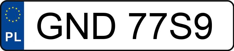 Numer rejestracyjny GND 77S9 posiada SKODA SUPERB - GND77S9