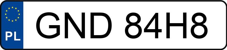 Numer rejestracyjny GND 84H8 posiada VOLKSWAGEN JETTA - GND84H8 Numer rejestracyjny GND 84H8 posiada VOLKSWAGEN JETTA - GND84H8