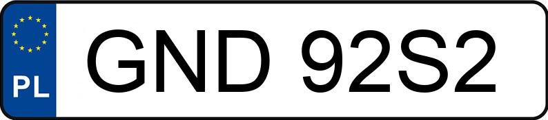 Numer rejestracyjny GND 92S2 posiada VOLVO C30 - GND92S2