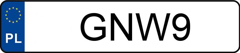 Numer rejestracyjny GNW 9 posiada DODGE CHARGER SXT - GNW9