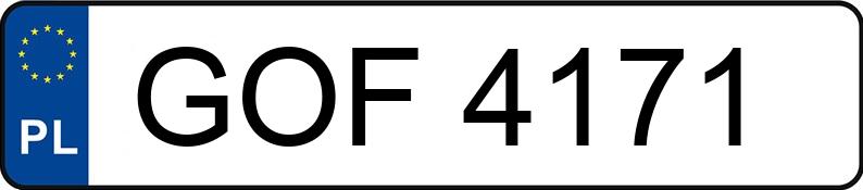 Numer rejestracyjny GOF 4171 posiada SKODA 105 - GOF4171 Numer rejestracyjny GOF 4171 posiada SKODA 105 - GOF4171