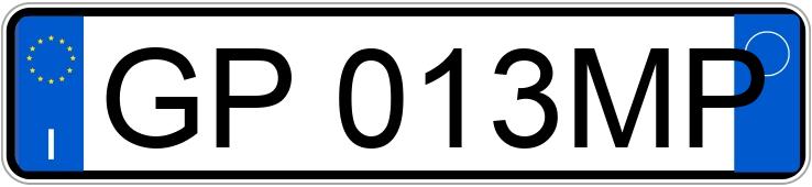 Numer rejestracyjny GP013MP posiada LANCIA Ypsilon 3a serie